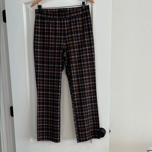Sanctuary Women's Plaid Ankle Pants - Black and Brown